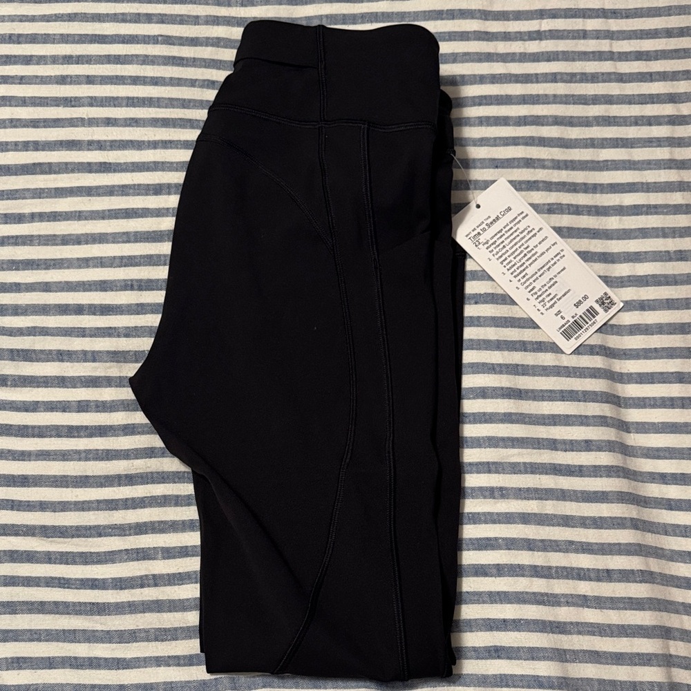 Lululemon Time To Sweat Crop 23” Leggings